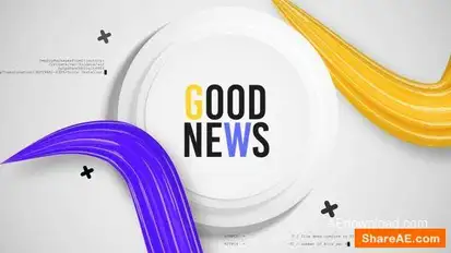 Good News Opener | After Effects Openers template preview