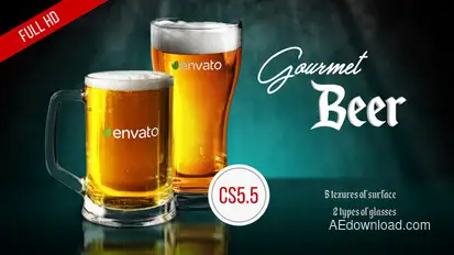 Gourmet Beer Product Promo template preview
