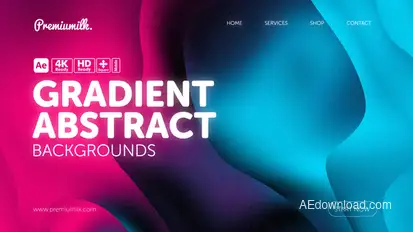 Gradient Abstract Backgrounds Elements template preview