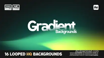 Gradient Backgrounds Elements template preview