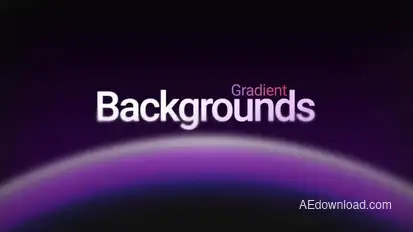 Gradient Backgrounds Flow Elements template preview