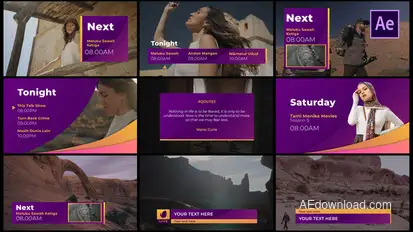 Gradient Broadcast Package broadcast-packages template preview