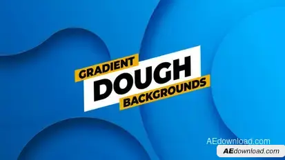 Gradient Dough Background Elements template preview