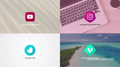 Gradient Logo Reveal Logo Stings template preview