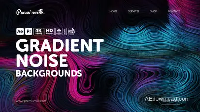 Gradient Noise Backgrounds Elements template preview