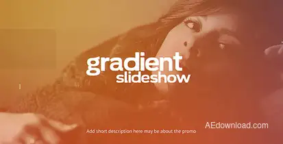 Gradient Slideshow Openers template preview