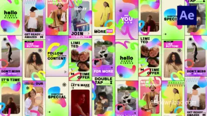 Gradient Social Media Stories Product Promo template preview