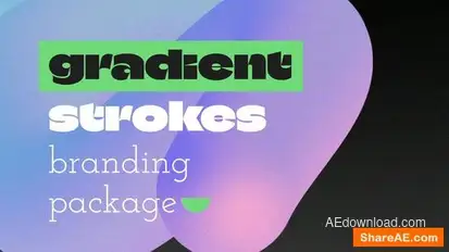 Videohive Gradient Strokes Branding Package broadcast-packages template preview