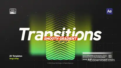 Gradient Transitions Elements template preview