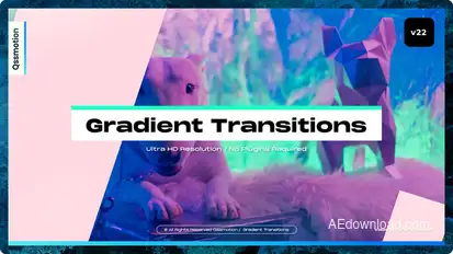Gradient Transitions Elements template preview
