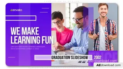 Graduation Slideshow Openers template preview