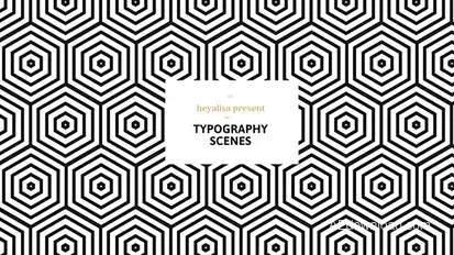 Grafica / Minimalistic Typography Scenes Openers template preview