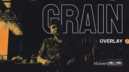 Grain Overlay Elements template preview