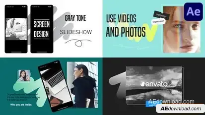 Gray Tone Scenes | After Effects Openers template preview