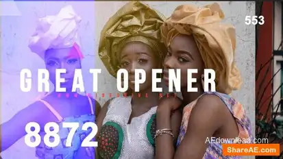 Great Trendy Opener Openers template preview