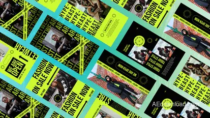 Greendie Hip Hop Instagram Reels & Stories Product Promo template preview