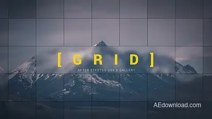 Grid Gallery Video Displays template preview