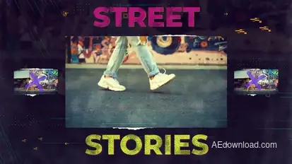 Grit & Groove Urban Slides Titles template preview