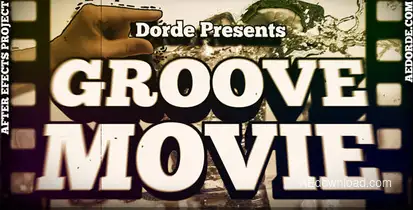 Groove Movie Video Displays template preview