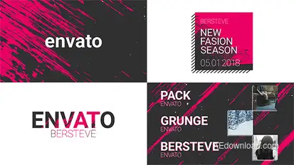 Grunge Broadcast Package broadcast-packages template preview