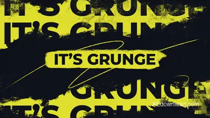 Grunge Brush Intro Logo Logo Stings template preview