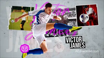 Grunge Collage Opener Openers template preview