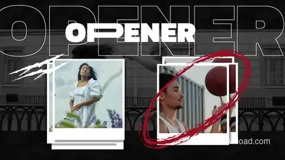 Grunge Dynamic Opener Openers template preview