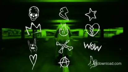 Grunge Elements Elements template preview