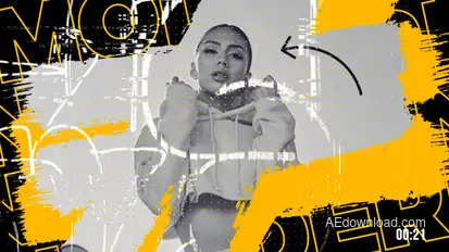 Grunge Energy Intro Openers template preview