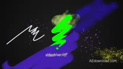 Grunge Glitch Reveal Logo Logo Stings template preview