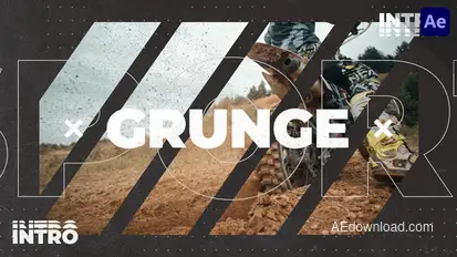 Grunge Sport Intro Logo Stings template preview