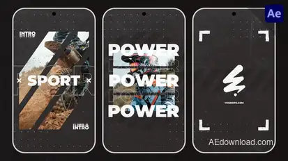 Dynamic Opener Intro Logo | Vertical Instagram Reels Stories Openers template preview