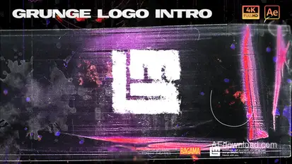 Grunge Logo Logo Stings template preview