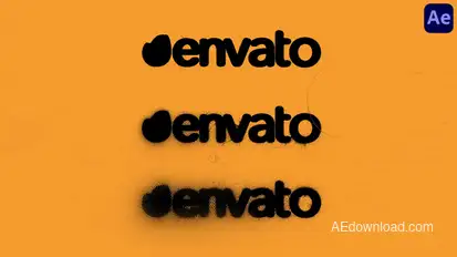 Grunge Logo Reveal Logo Stings template preview