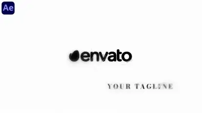 Grunge Logo Reveal Logo Stings template preview