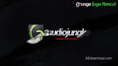 Grunge Logo Reveal Logo Stings template preview