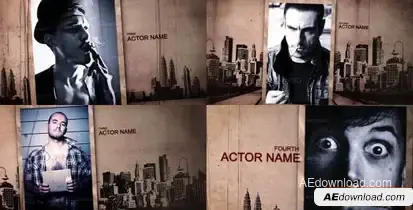 Videohive Grunge Movie Opener Openers template preview