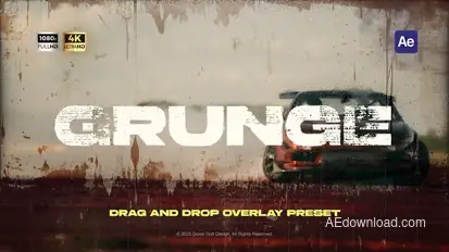 Grunge Overlay Elements template preview