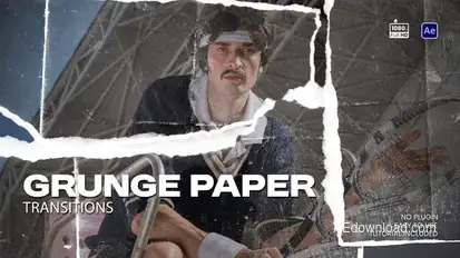 Grunge Paper Transitions Elements template preview