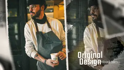 Grunge Photo Slideshow 2 Openers template preview