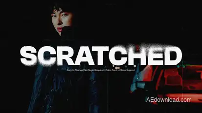 Grunge Text Effect Titles template preview