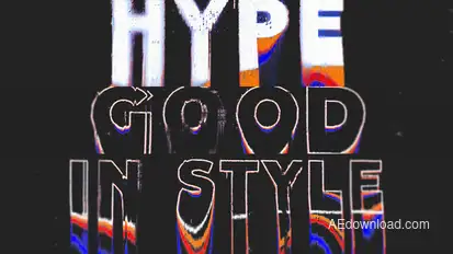 Grunge Text Typography Titles template preview