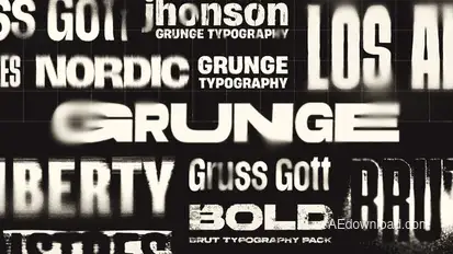 Grunge Titles Titles template preview