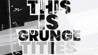 Grunge Titles Presets Titles template preview