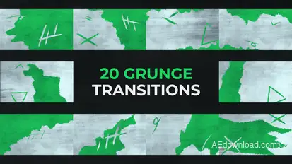 Grunge Transitions Elements template preview
