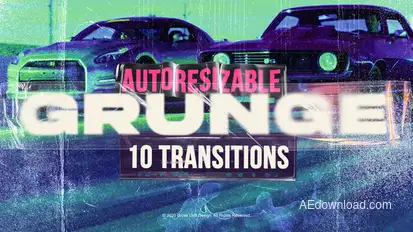 Grunge Transitions Elements template preview