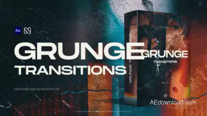 Grunge Transitions Elements template preview