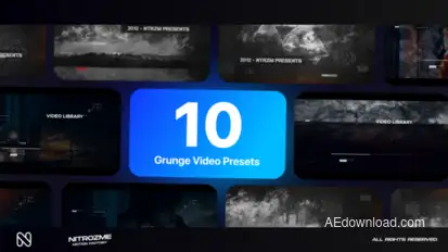 Grunge Typography Vol. 02 Titles template preview