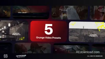 Grunge Typography Vol. 03 Titles template preview