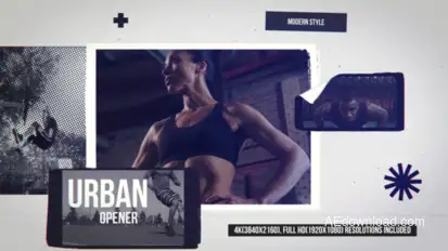 Grunge Urban Intro Openers template preview